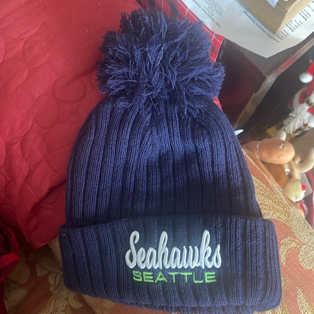 Seattle Seahawks Pom beanie Winter Hat